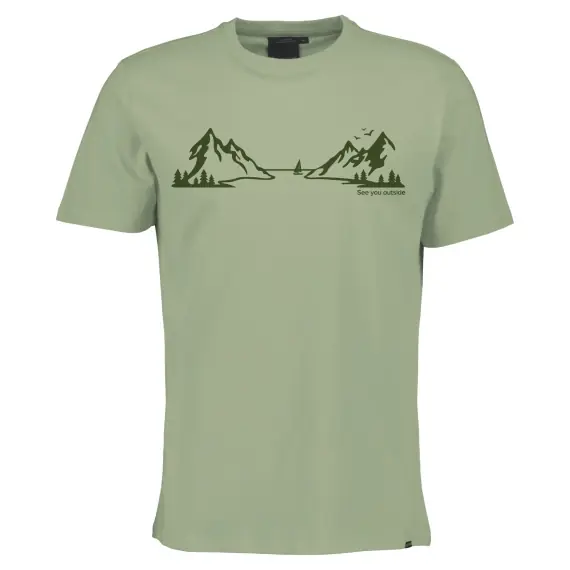 Didriksons Harald USX T-Shirt L2 Light Moss - M Shop Nu