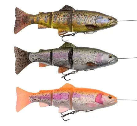 Nieuw Savage Gear 4D Line Thru Trout 25cm 180g Slow Sinking - Green Silver