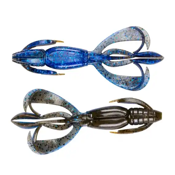 Keitech Crazy Flapper 9,1cm (7pcs) - Black Blue Lage Prijs