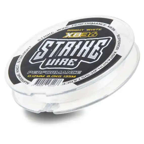 Strike Wire Performance 836 0,34mm/28kg -135m, Bright White Fabrieksprijs