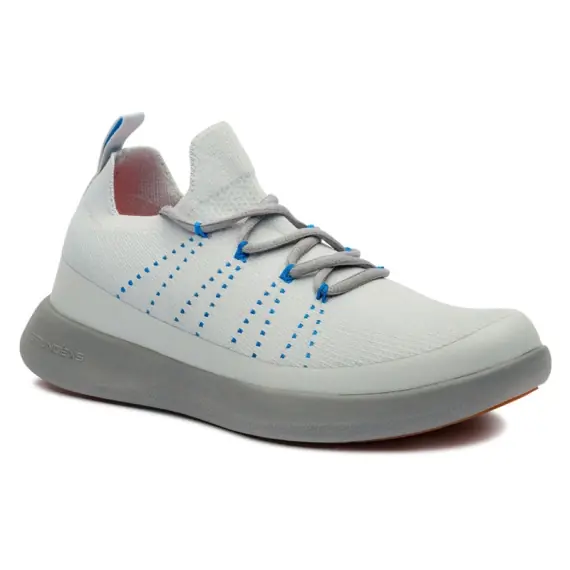 Grundéns Sea Knit Boat Shoe Grey Mist - 13/46 Weekendaanbieding