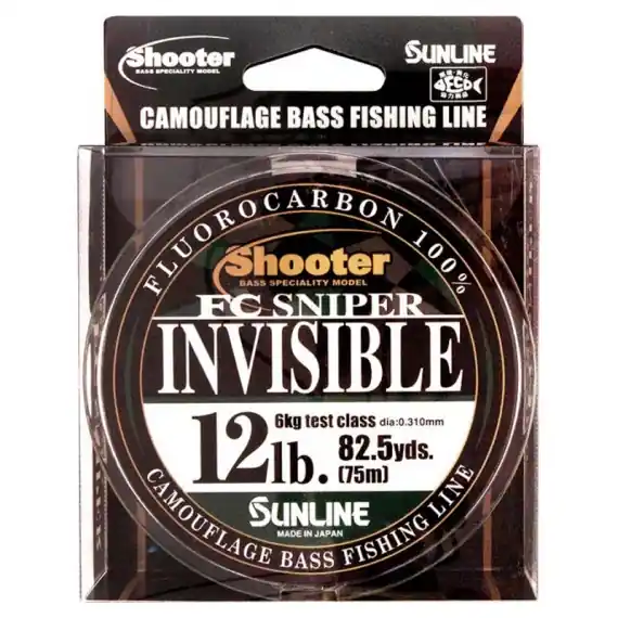 Sunline Shooter FC Sniper Invisible 75m Multi Color 10kg/20lb - 0,38mm Must-Have