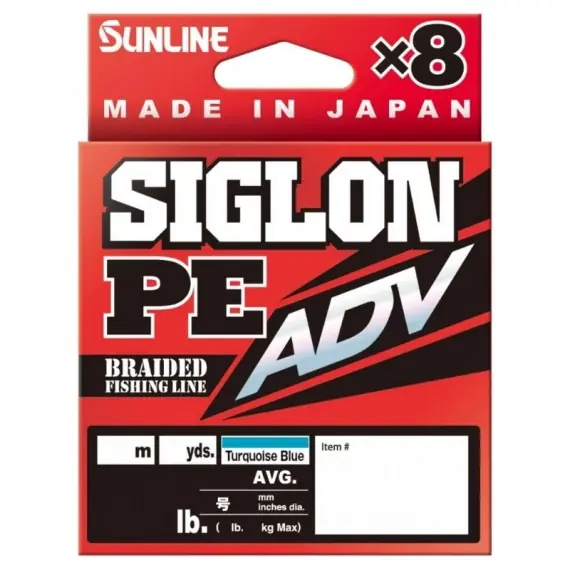 Sunline Siglon PE ADV (x8) 150m Turquoise Blue - 0,270mm Weekendaanbieding