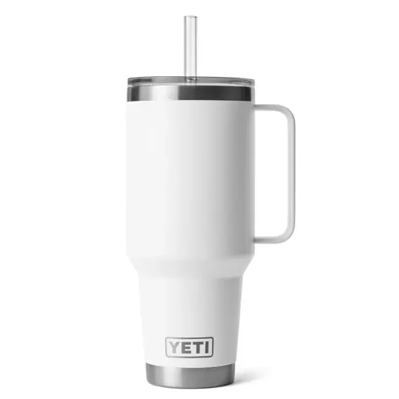 Yeti Rambler 42 Oz Straw Mug - White Exclusieve Aanbieding