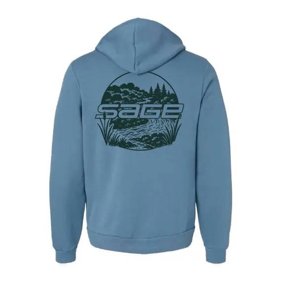 Direct Verzonden Sage Creekside Zip Hoody Steel Blue - L
