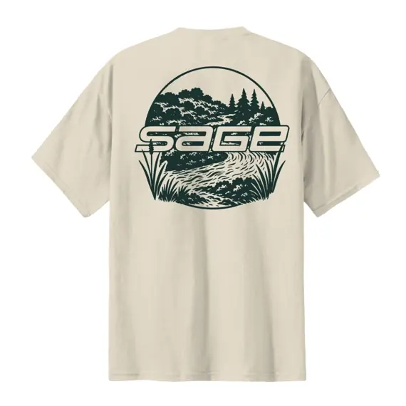 Weekendaanbieding Sage Creekside T-shirt Natural - L