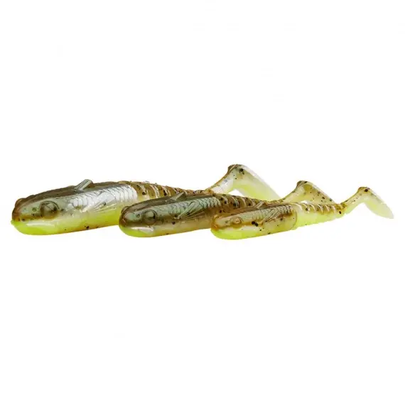 Gratis Retour Savage Gear Gobster Shad 7.5cm 5g (5pcs) - Chartreuse Pumpkin