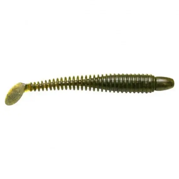 Exclusieve Aanbieding Swimming Ribster 10cm, Green Pumpkin (9pcs)