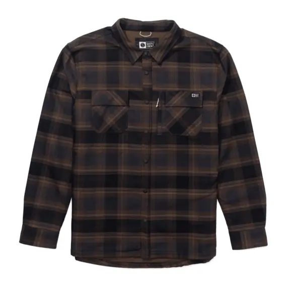 Salty Crew Fathom Ls Tech Shacket Phantom - S Populair