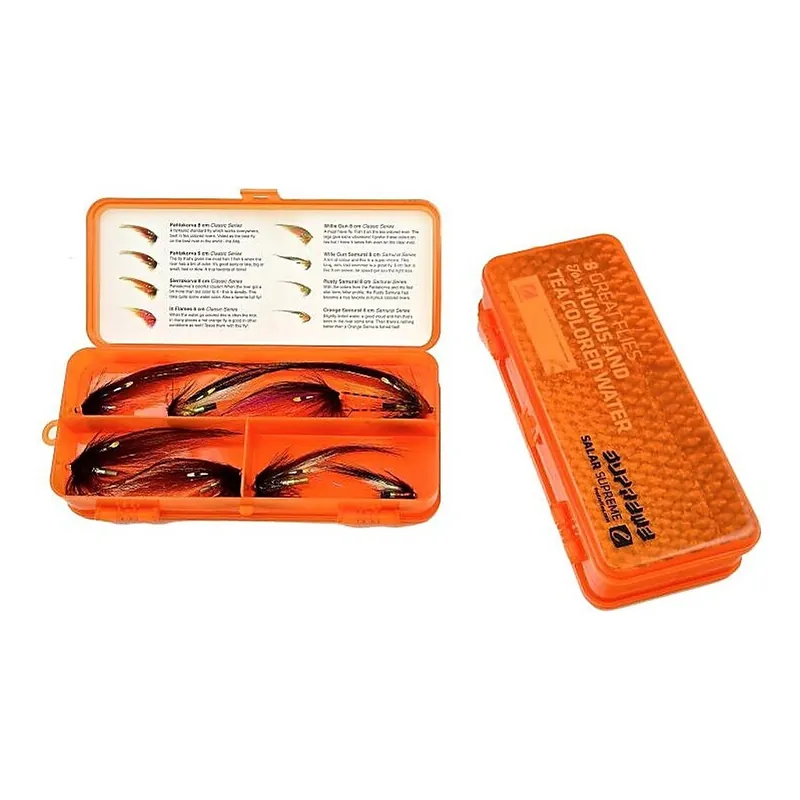 Koop Online Frödin 8 Great Flies For Humus & Tea Colored Water