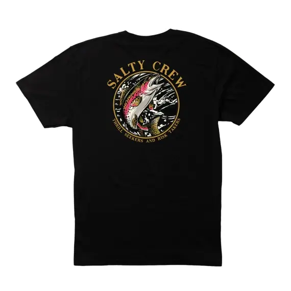 Veilige Betaling Salty Crew Rainbow Premium S/S Tee Black - S