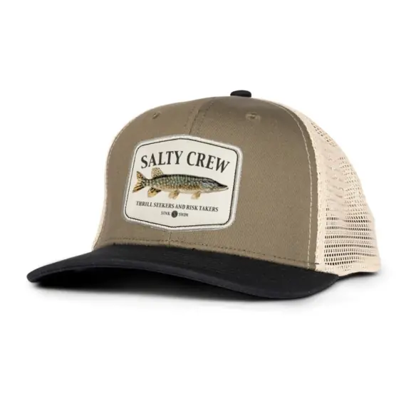 Salty Crew Euro Pike Trucker Oliveblack Dagaanbieding