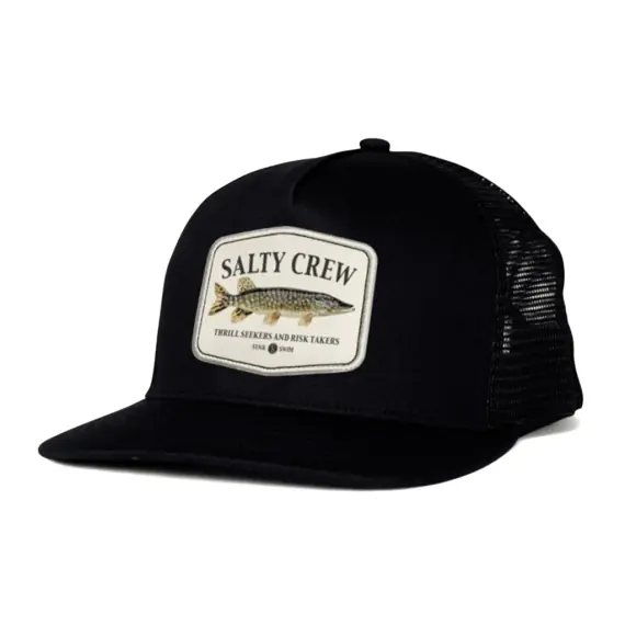 Salty Crew Euro Pike Trucker Black Speciale Aanbieding