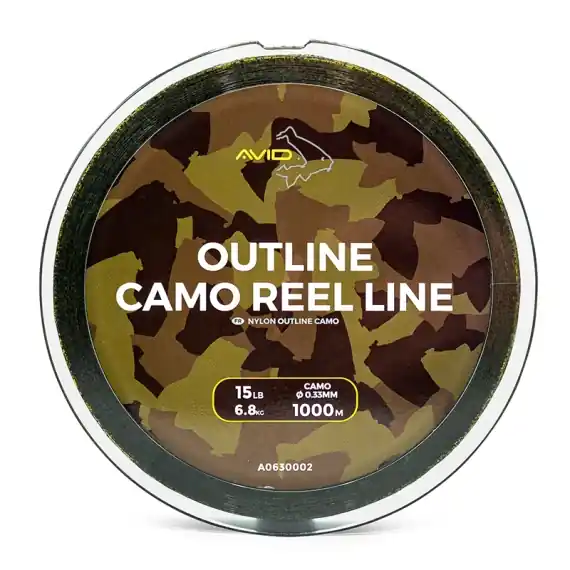 Populair Avid Outline Camo Reel Line 1000m - 18lb