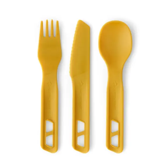Sea To Summit Passage Cutlery Set 3pcs Yellow Betrouwbaar