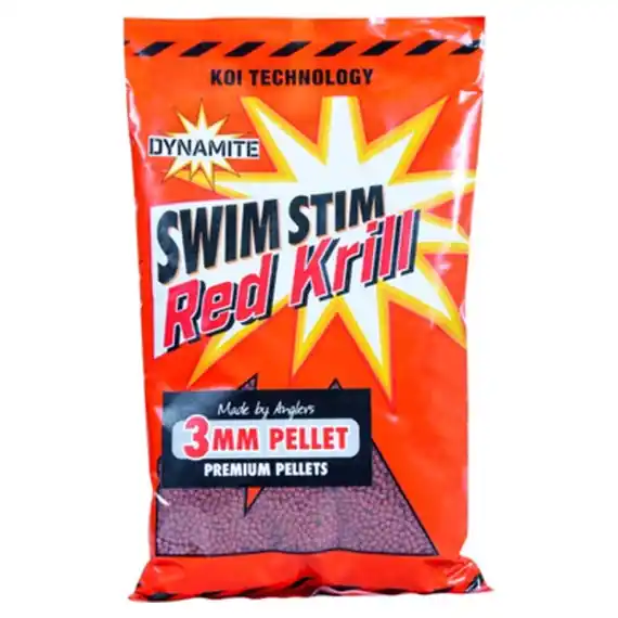 Superprijs Dynamite Baits Swim Stim Pellets Red Krill 900g - 2mm