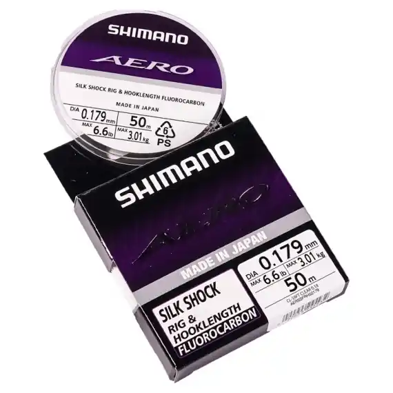 Nieuw Shimano Line Aero Slick Shock Fluo LD Grey - 50m 0.255mm 5.35kg
