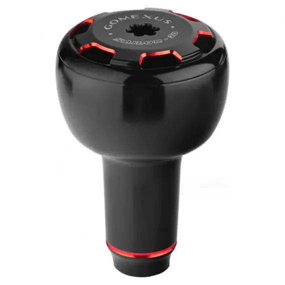 Direct Verzonden Gomexus 27mm Aluminum Reel Power Knob Black/Red
