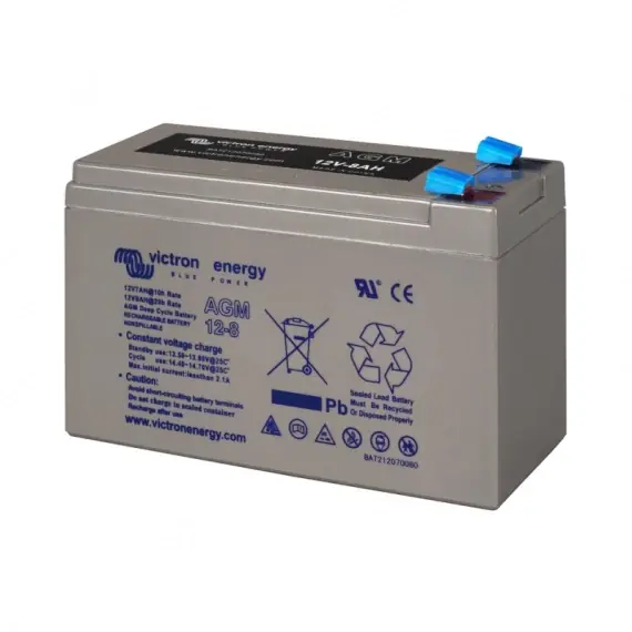 Victron Energy 12V/8Ah AGM Deep Cycle Battery Gratis Retour