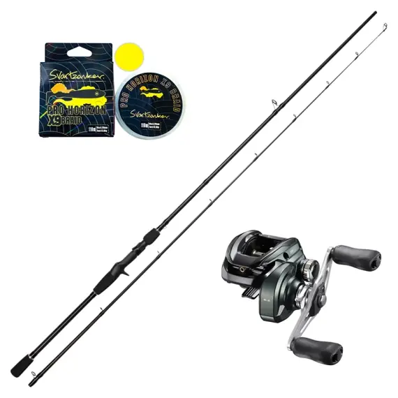 Svartzonker Black Series ''The Horizon'' 8' 20-70g Curado Downsize Combo Express Levering