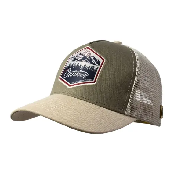 Beyond Nordic BN215 Great Outdoor Trucker Cap G-Beige Lage Kosten