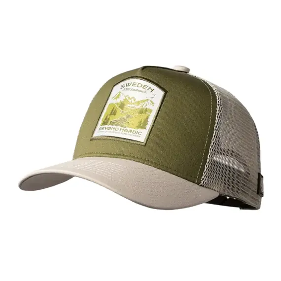Beyond Nordic BN215 Wild Scandinavia Trucker Cap W-Beige Iguana Koop Vandaag
