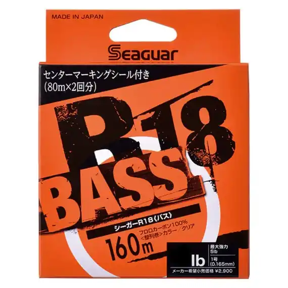 Seaguar R18 Bass 160m 16lb 0.33 Flitsaanbieding