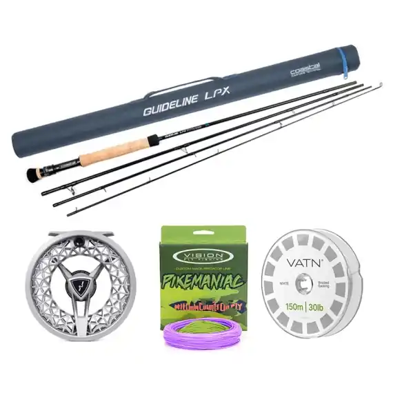 Lage Kosten Guideline LPX Coastal Gäddflugset - 9' #9