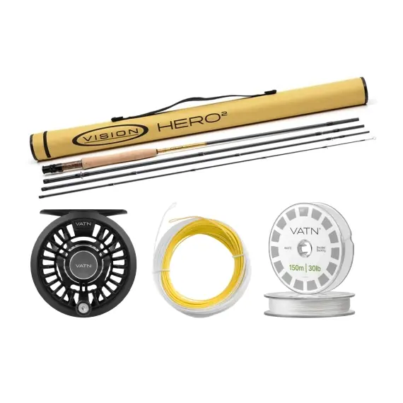 Snelle Levering Vision Trout HERO² Dry Fly Taper+ Flugset - 9'3'' #6