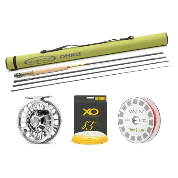 Vision Onkii / XO 85 S3 Streamer Fly Combo - 9' #5 Meest Verkocht