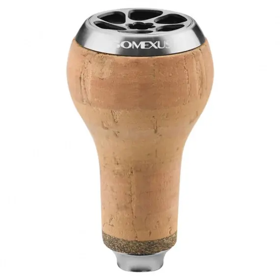 Gomexus Handle Knob Cork For Spinning Reel - Cork/Silver Gereduceerde Prijs