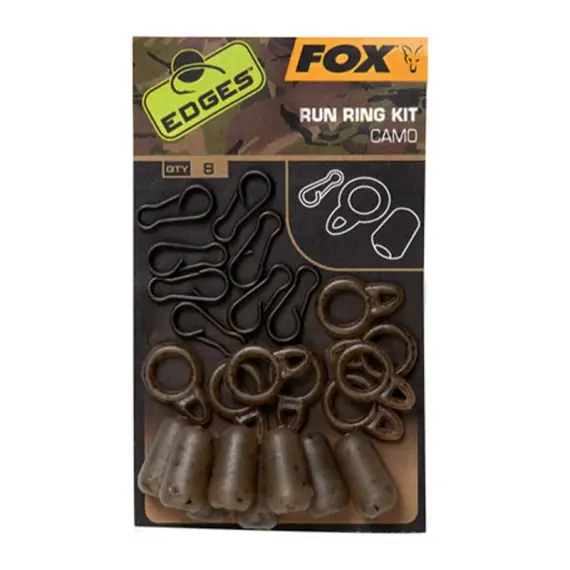 Fox Edges Camo Run Ring Kit 8-pack Gecertificeerd