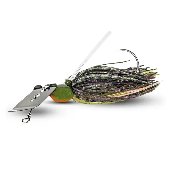 Populair Molix Compact Blade Jig 14g - Green Pumpkin Special