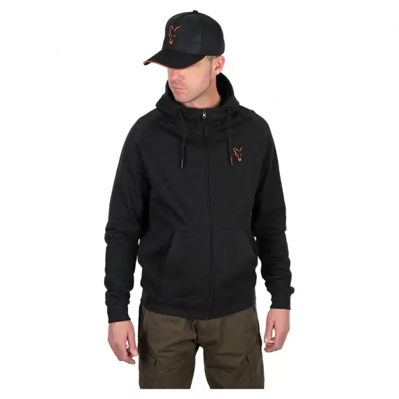Fox Collection LW Hoody Black/Orange - S Speciale Aanbieding