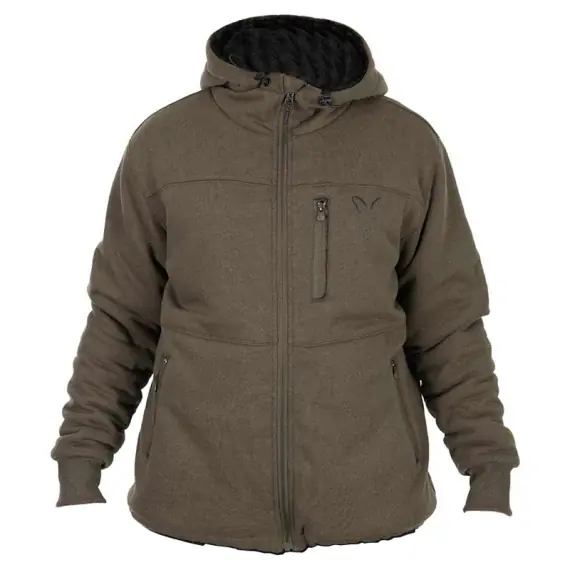 Merkproduct Fox Collection Sherpa Jacket Green & Black - Medium