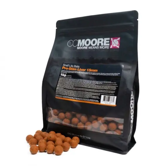 CC Moore Pro Stim Liver Boilies 5kg - 24mm Aanbieding