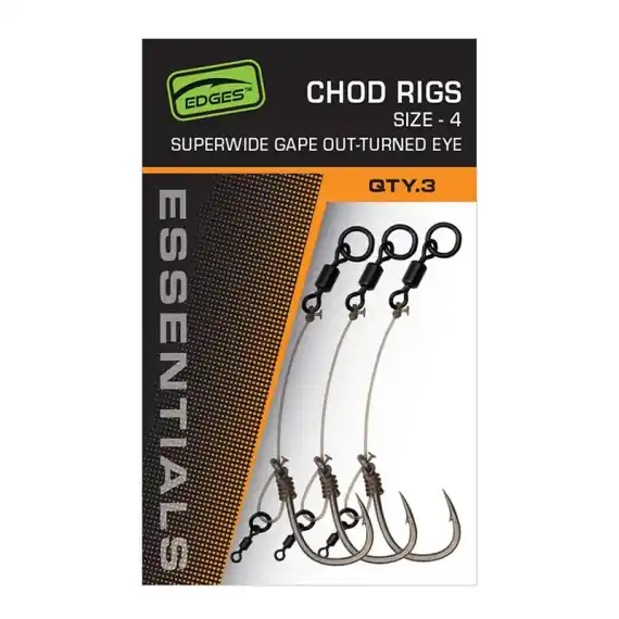 Fox Edges SWOG Chod Rigs Ready Rigs 3-pack - #6 Gecertificeerd