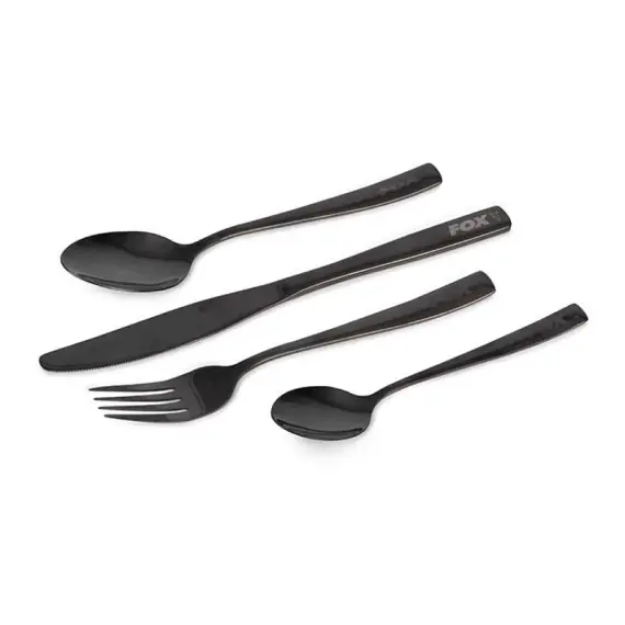Fox Cookware Black Stainless Cutlery Set Must-Have