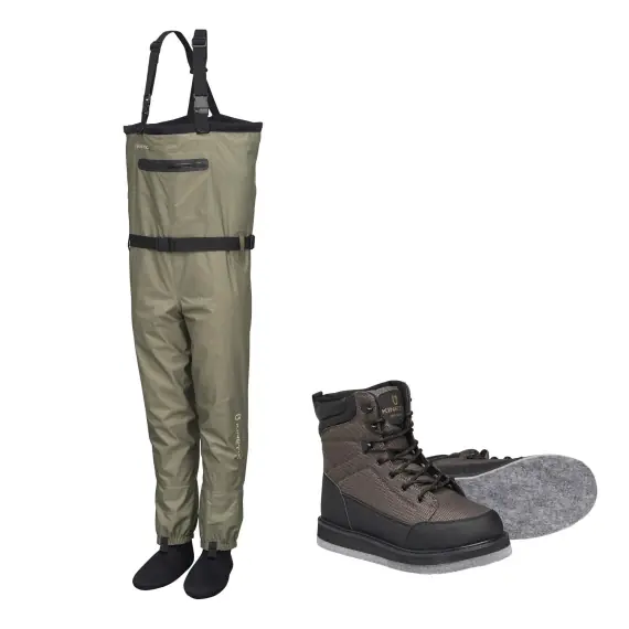 Bestseller Kinetic Classicgaiter with Rockgaiter Felt Wader Combo