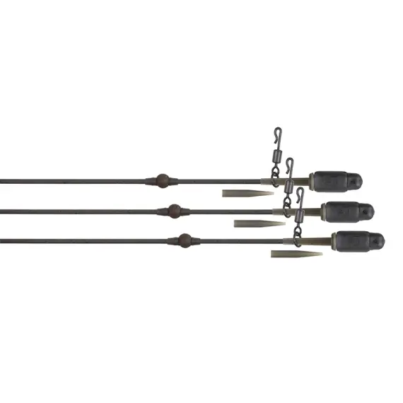 Finale Uitverkoop Fox Edges Tuff Tungsten Tubing Heli-Clip Rigs 3pcs