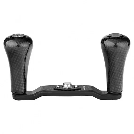 Seizoensaanbieding Gomexus 98mm Carbon Swept Handle with 30mm Carbon Knob 7x4mm - Full Black