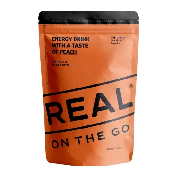 Real Turmat Energy Drink - Peach Beperkt Aanbod