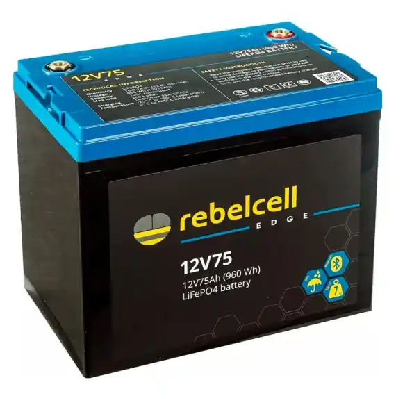 Rebelcell 12V75 Edge (960 Wh) Merkproduct