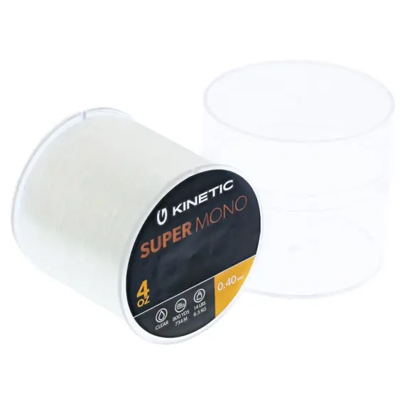 Kinetic Super Mono 4Oz 1099m 0,35mm 5,2Kg 11Lbs Clear Gecertificeerd