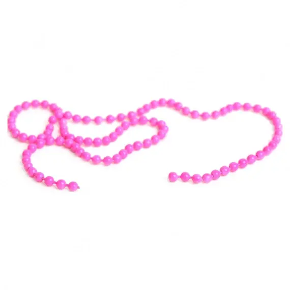 Bead Chain Large 4,8mm - Fluo Pink Korting
