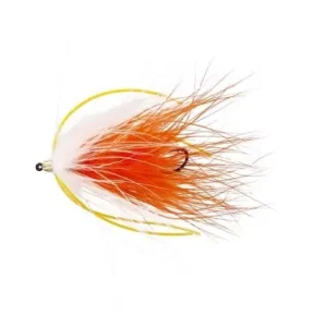 Alleen Vandaag Marabou Worm White/Orange # 10