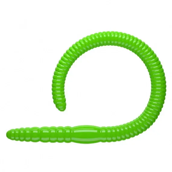 Gereduceerde Prijs Libra Lures Flex Worm 95 Krill (10-pack) - Apple Green
