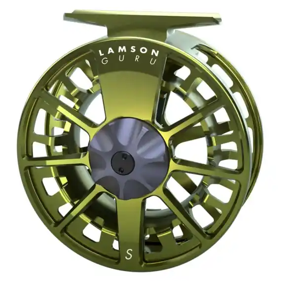 Lamson Guru S-Series Fly Reel Olive Green # 2-4 Beperkte Voorraad