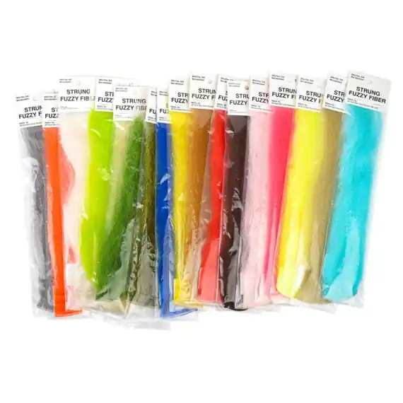 Lage Kosten Strung Fuzzy Fiber - Black