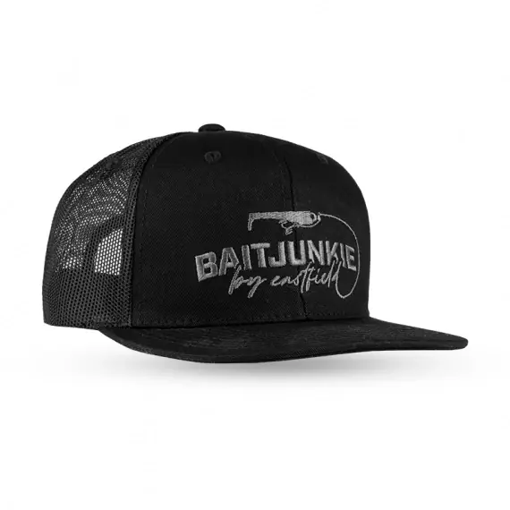 Premium Eastfield Baitjunkie Flatbrim Mesh Cap Black
